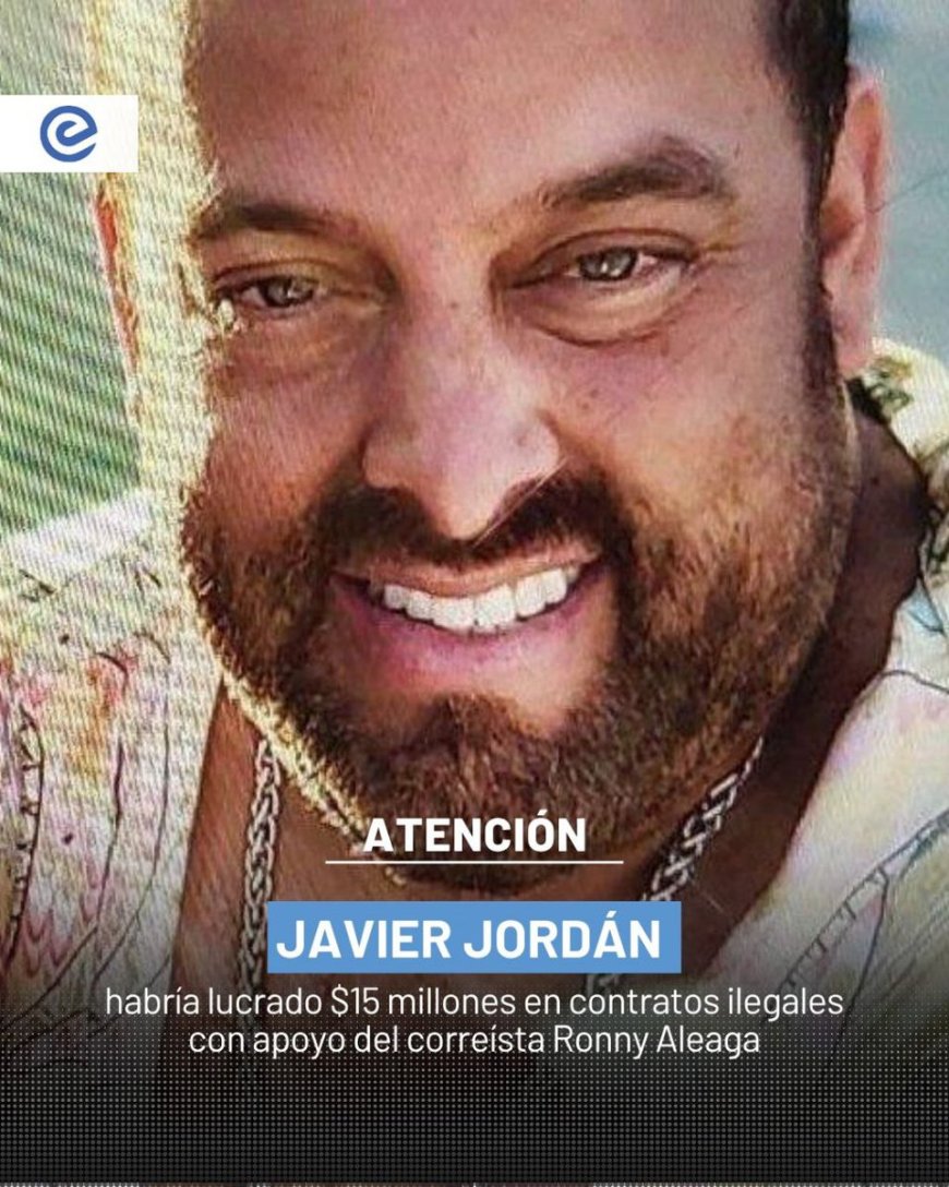 Investigación revela red de corrupción: Ronny Aleaga facilitó contratos ilegales