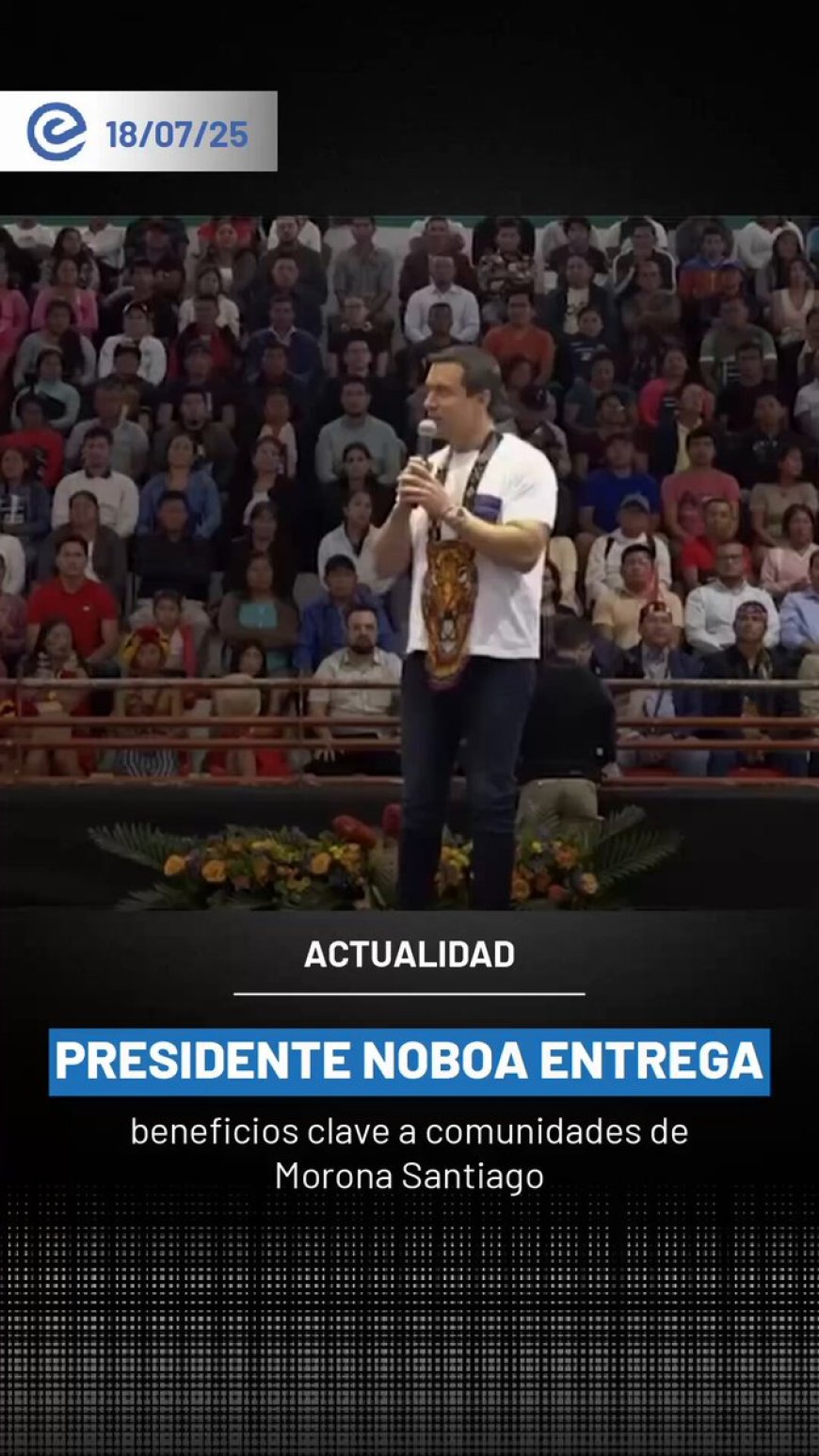 🔵Presidente Daniel Noboa fortalece derechos ancestrales con entrega histórica de tierras a comunidades Shuar, consolidando el compromiso del gobierno con la Amazonía, su desarrollo sostenible y la justicia territorial.