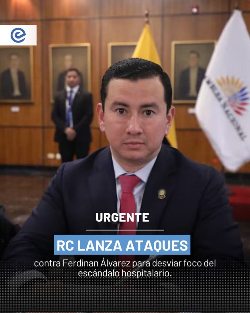 RC ataca a Ferdinán Álvarez por escándalo de fondos hospitalarios