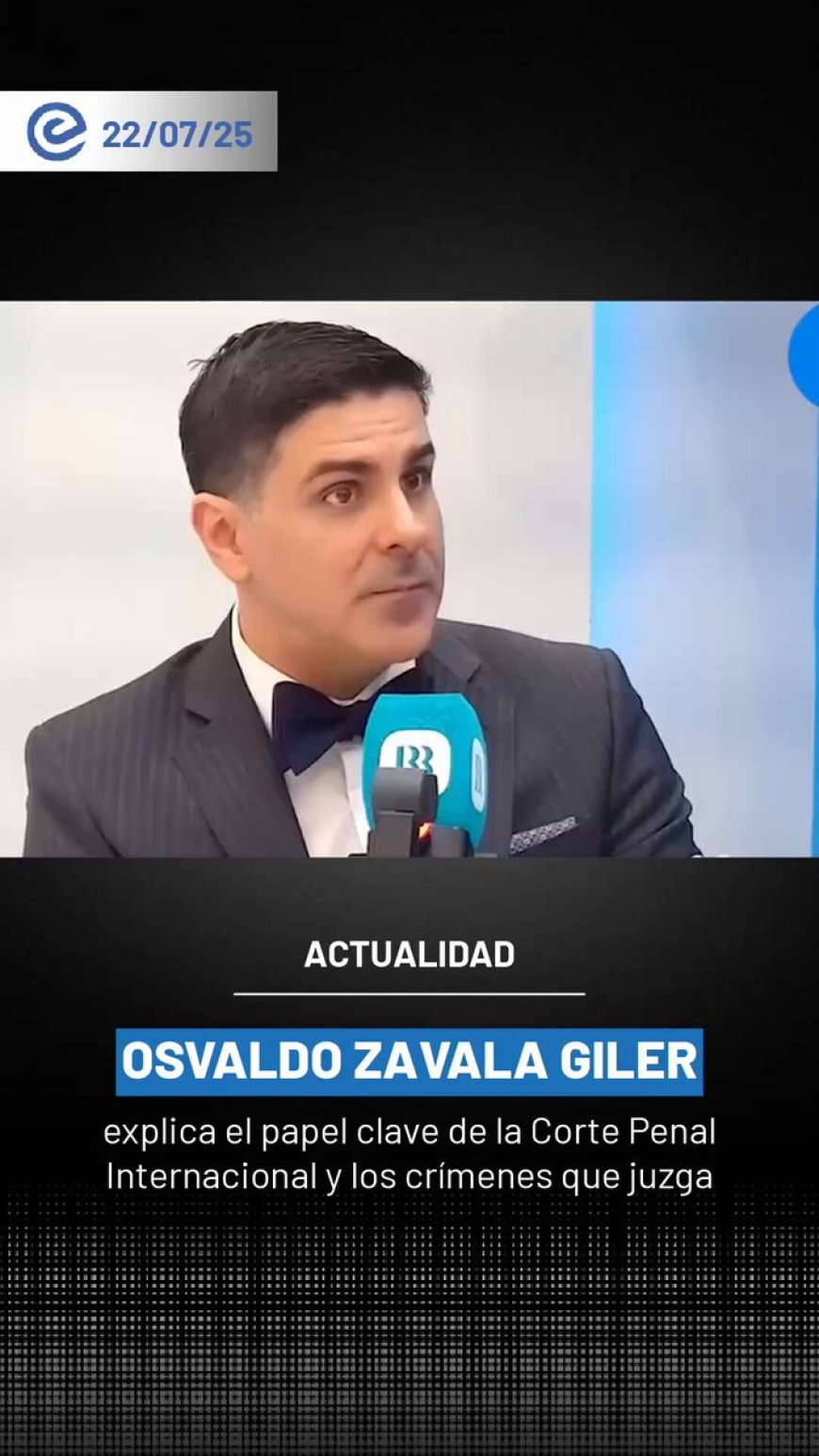 🔵Osvaldo Zavala Giler asume como secretario de la Corte Penal Internacional, convirtiéndose en el primer ecuatoriano en ese cargo; la Corte juzga genocidio, guerra, lesa humanidad y agresión.