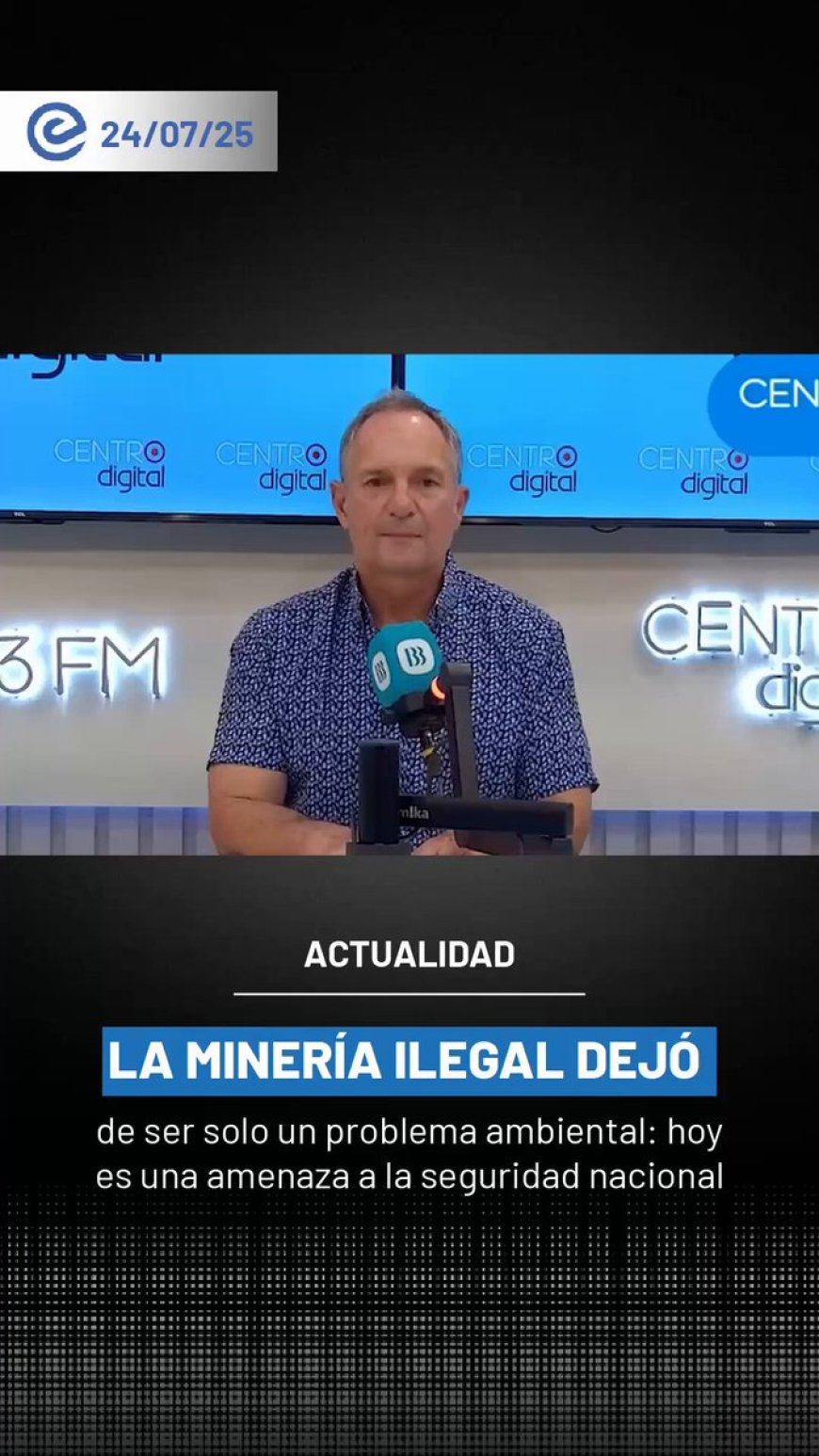 🔵Crimen organizado migra del narcotráfico a la minería. Gobierno trabaja para romper el círculo de violencia, corrupción y oro ilegal que amenaza la seguridad y paz del país.