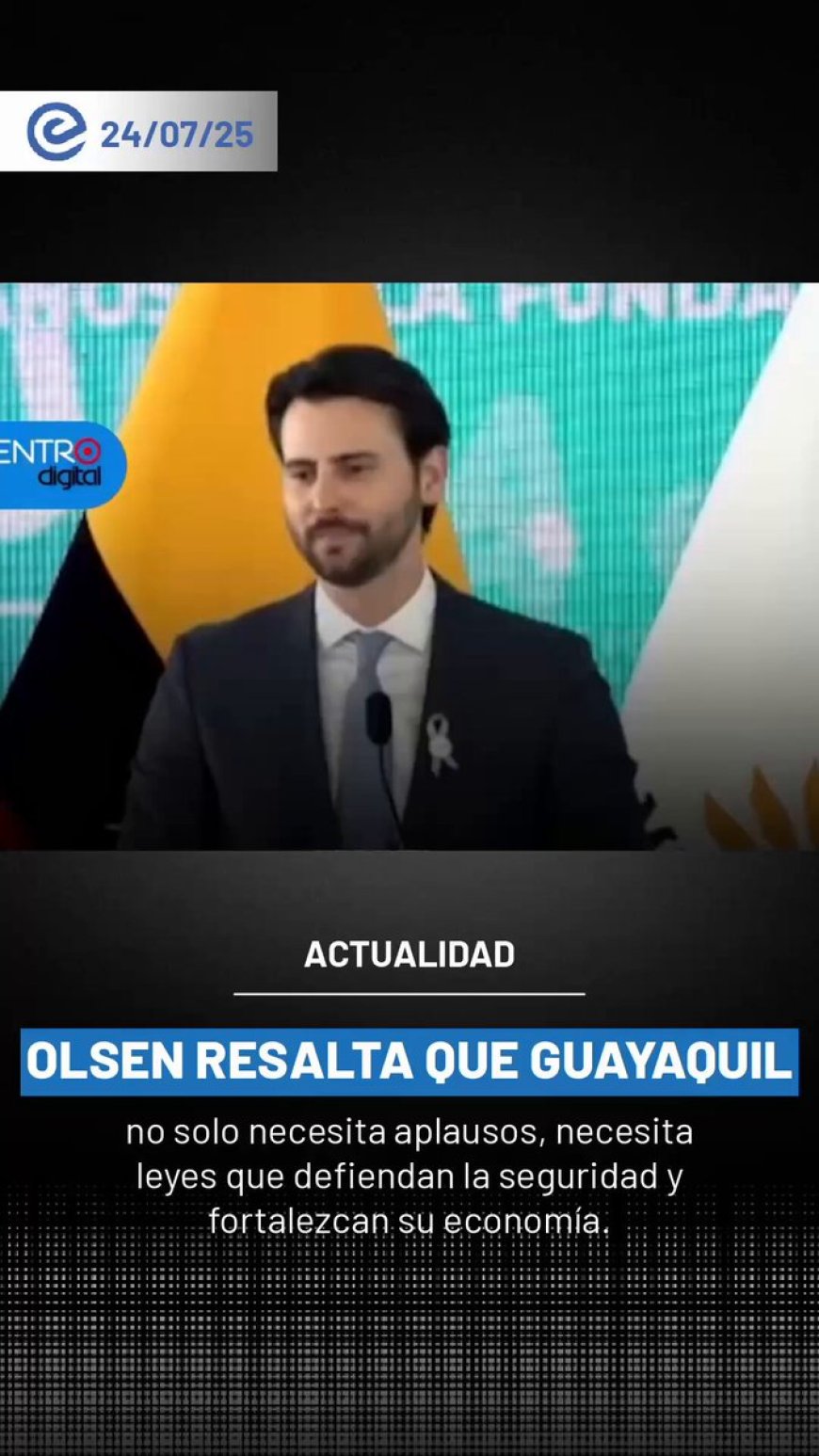 Guayaquil conmemora 490 años con homenaje legislativo