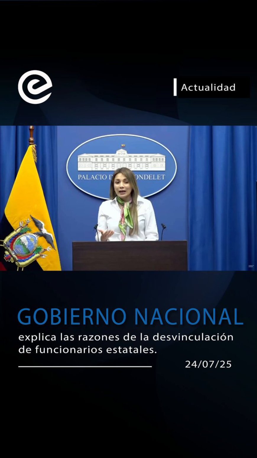 🔵Desvinculaciones fundamentadas en eficiencia y perfil técnico, Carolina Jaramillo aclara que se seleccionó personal administrativo sin perfiles adecuados para funciones actuales .