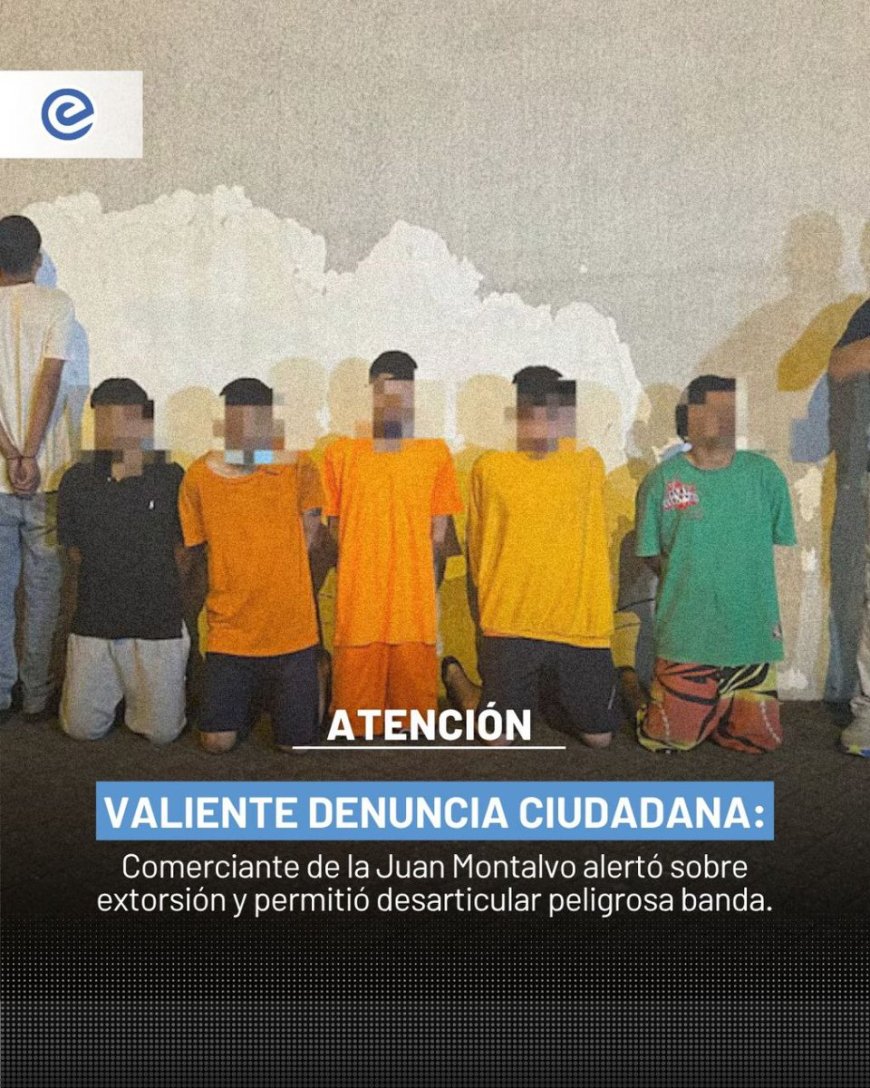 🔵 Golpe a la extorsión en Guayaquil
