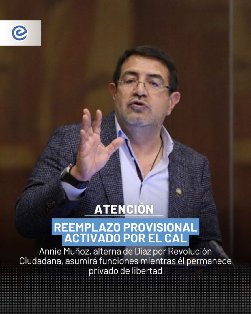 CAL suspende derechos parlamentarios de Santiago Díaz tras prisión preventiva