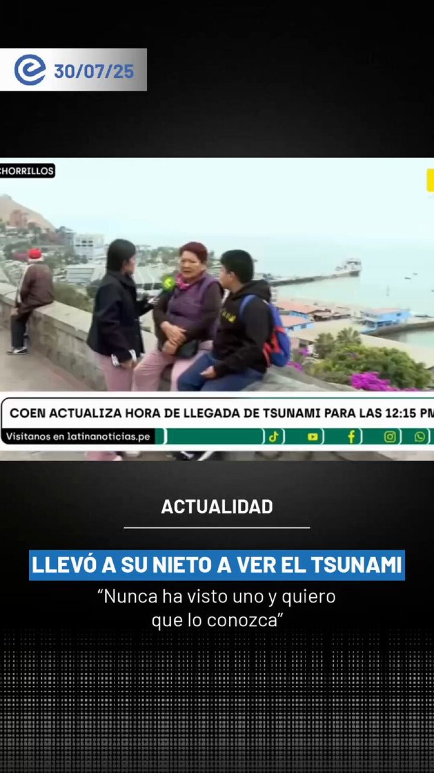 🔵 Tras el terremoto de magnitud 8.8 en Rusia, Perú activó alerta de tsunami