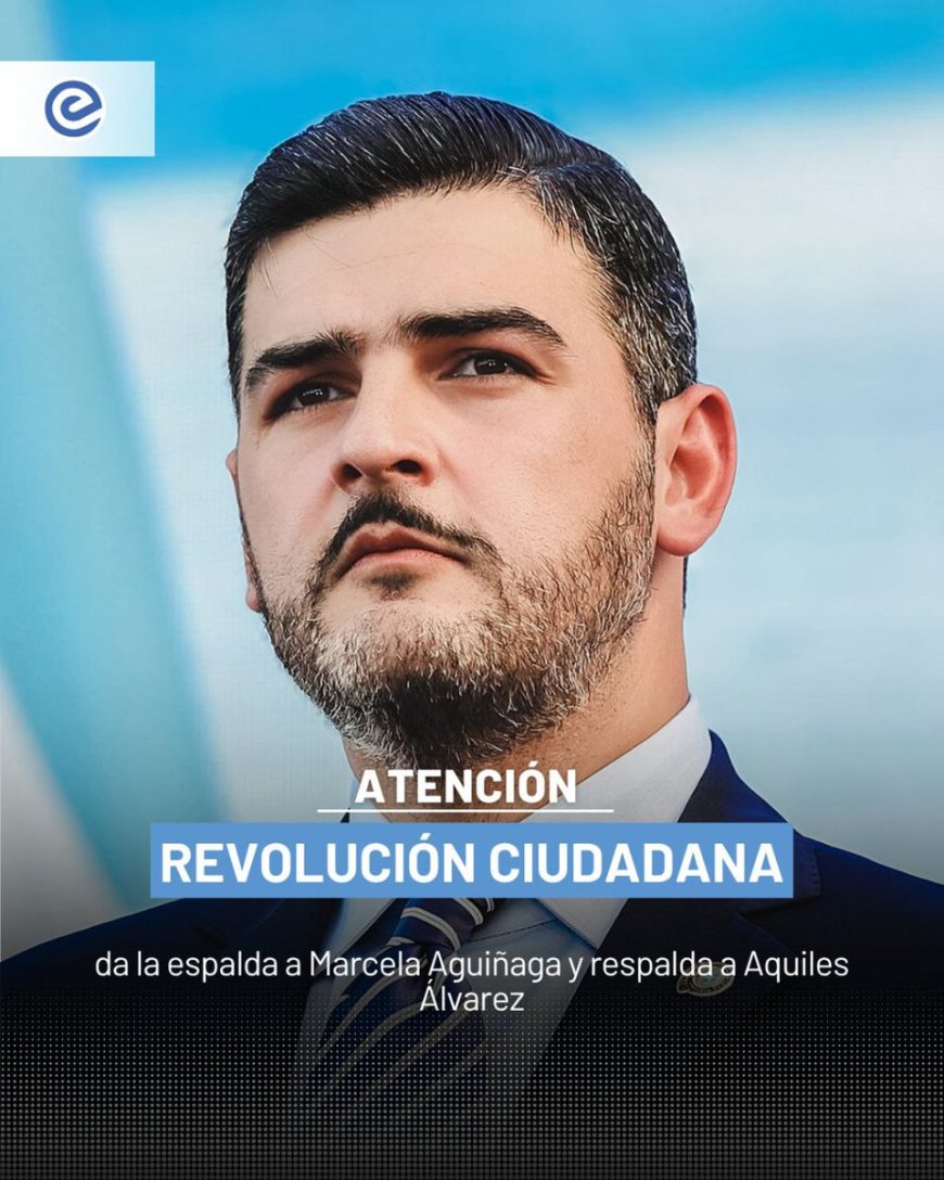 🔵 La Revolución Ciudadana respaldó oficialmente a Aquiles Álvarez en su disputa con Marcela Aguiñaga. A través de un comunicado, descalificaron el informe del Ministerio del Ambiente y señalaron que el conflicto “no se trata de cuidar el medio ambiente”, sino de un ataque…