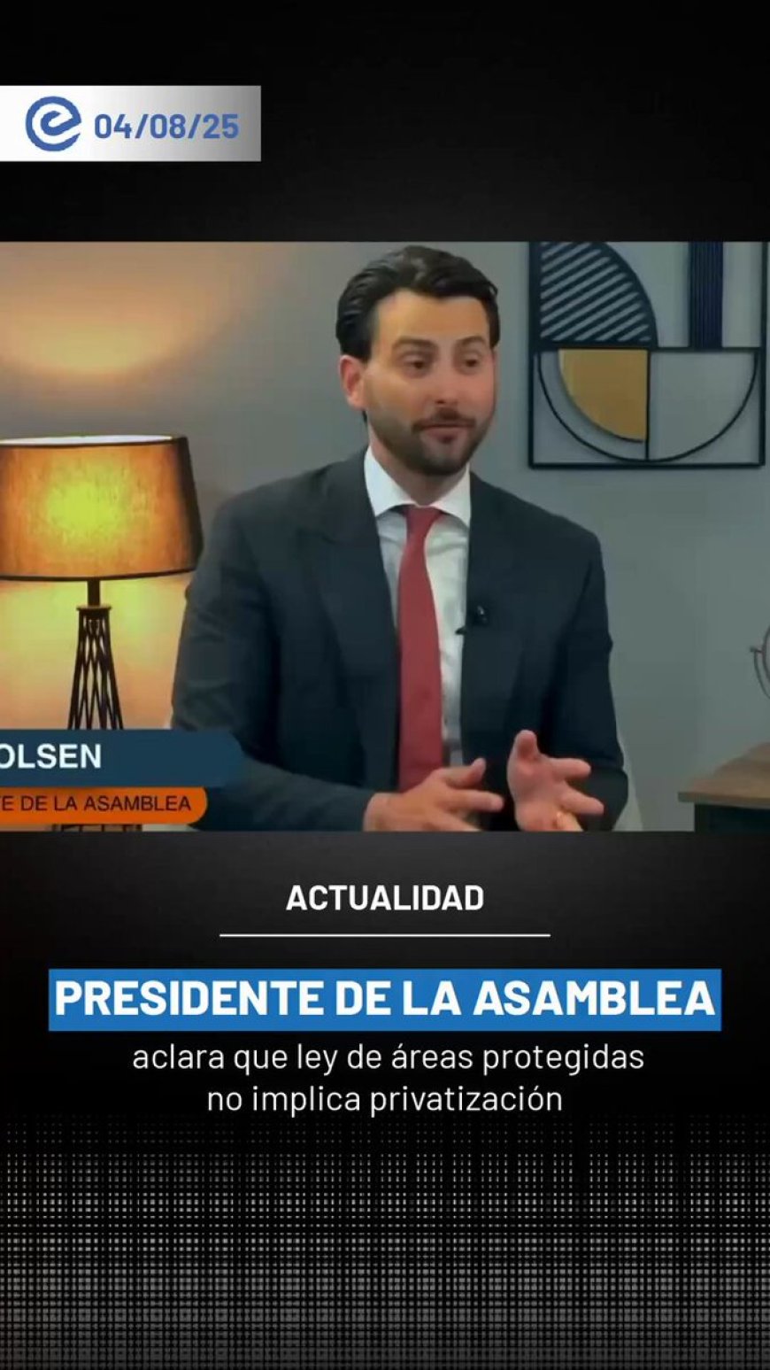 🔵 ¡Falso! Ley de áreas protegidas no privatiza, aclara Olsen