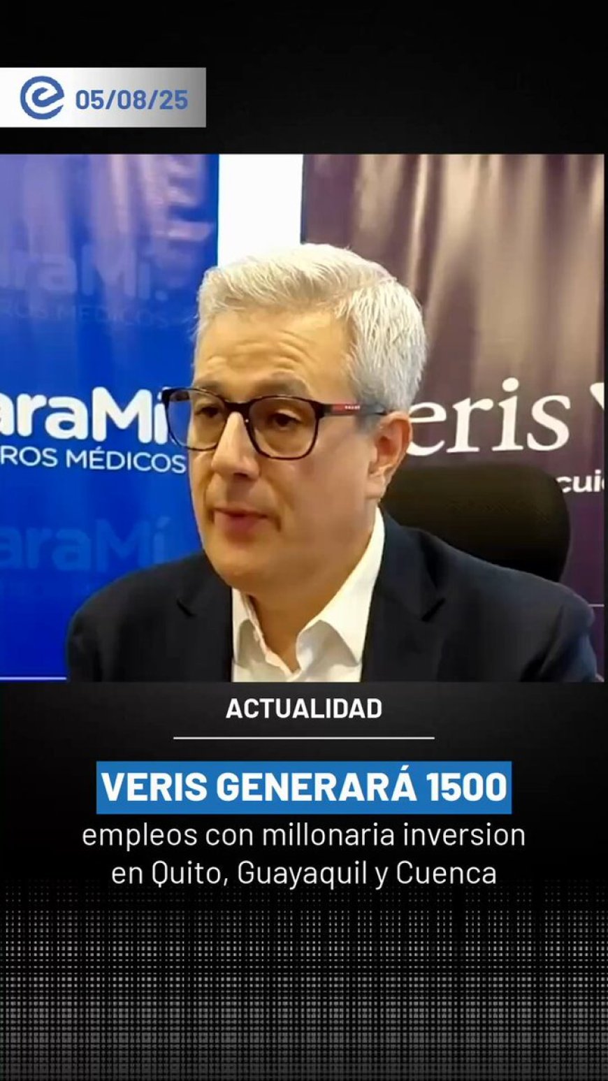 Veris invierte $18 millones en 21 nuevos centros médicos en Ecuador