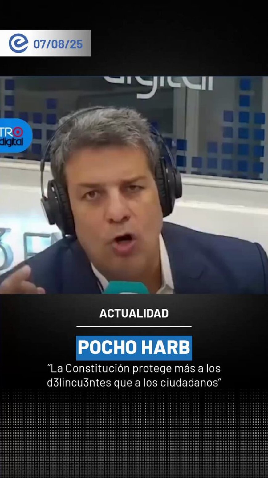 Alfonso Harb critica la Constitución y pide ajustes urgentes