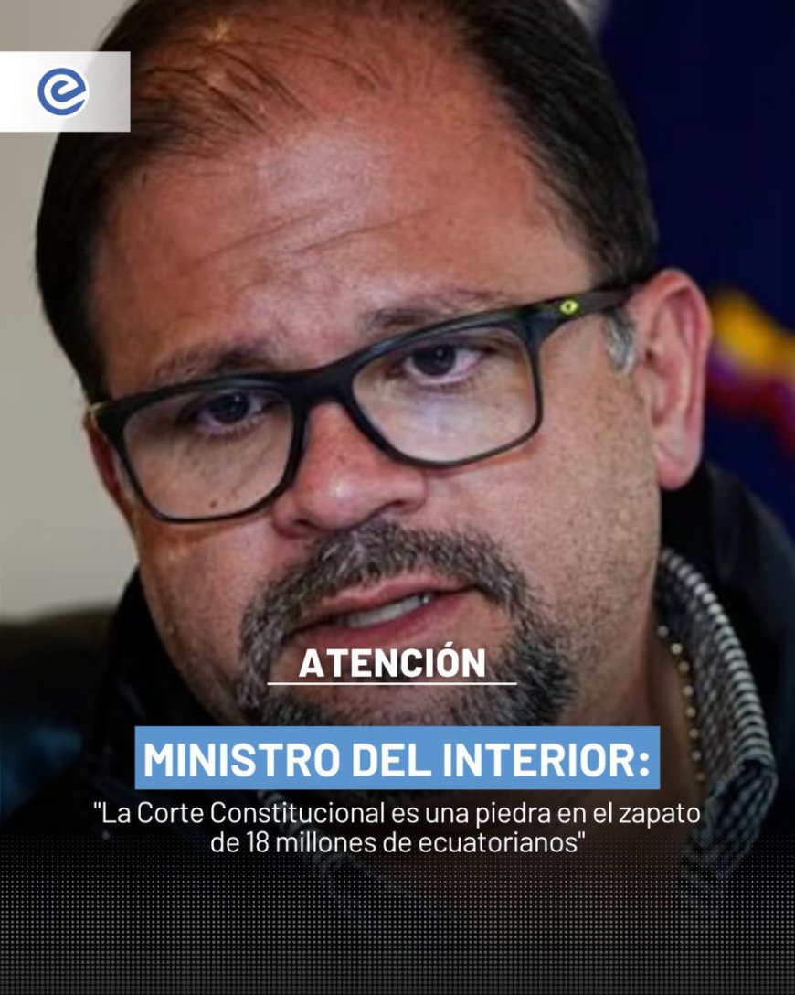 Ministro del Interior critica a la Corte Constitucional: 'Una piedra en el zapato'