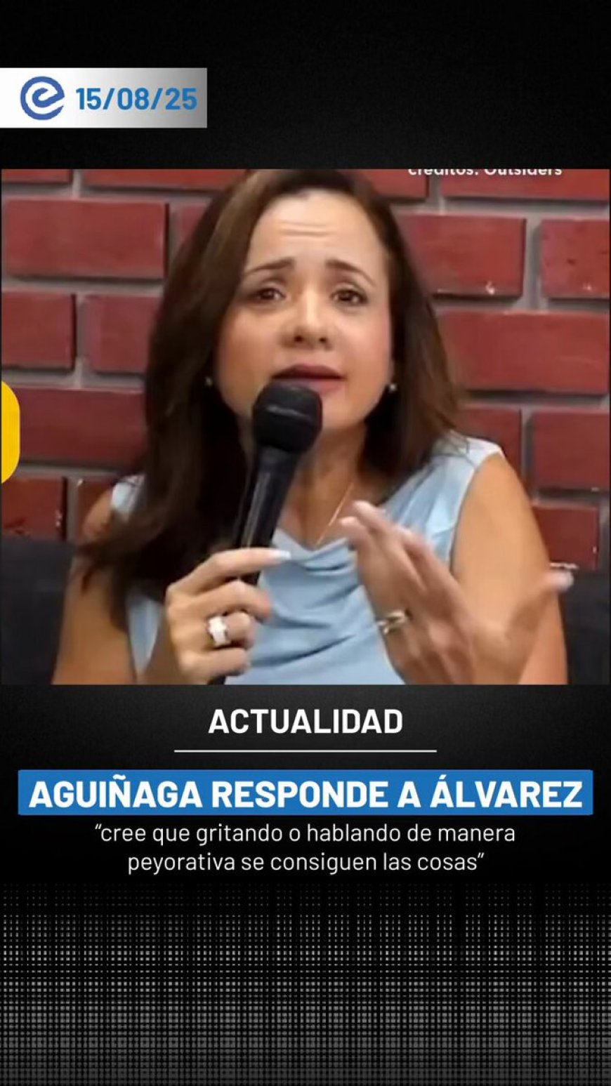 Marcela Aguiñaga critica a Aquiles Álvarez por su actitud y falta de respuestas