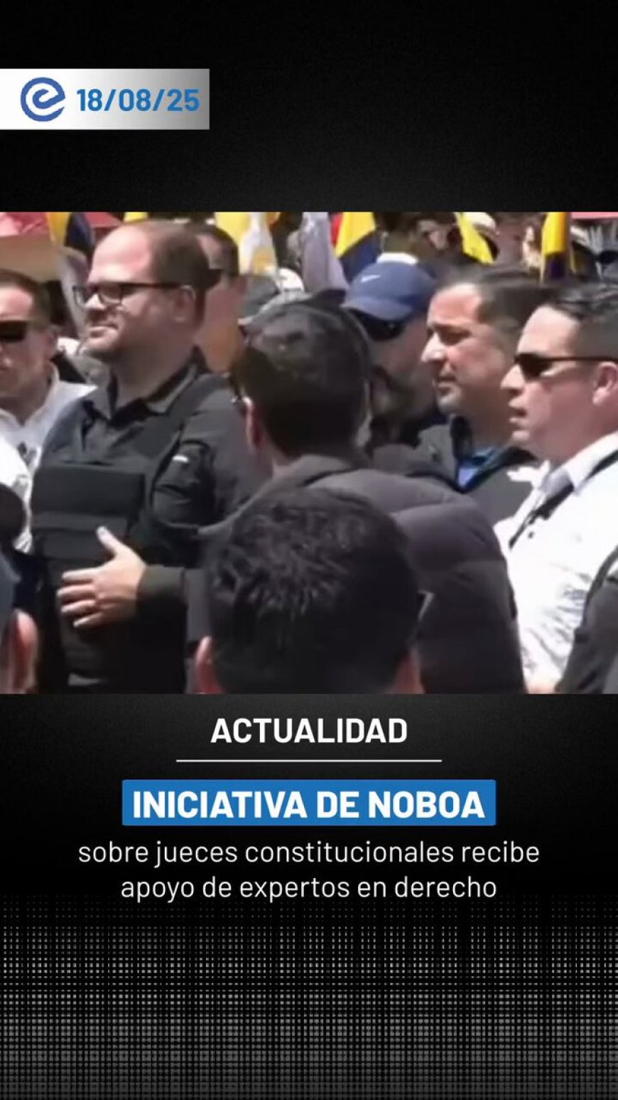 Juicio político a jueces constitucionales: Propuesta de Noboa recibe respaldo