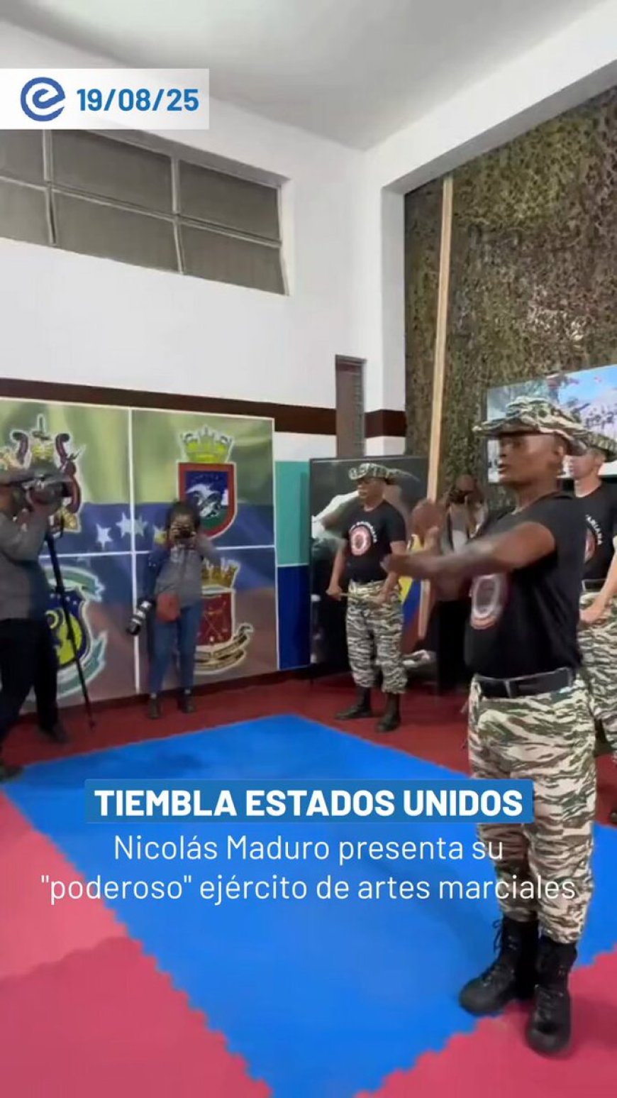 Maduro presenta nuevo escuadrón militar de élite en respuesta a presencia de tropas estadounidenses
