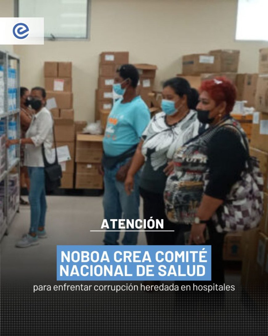 🔵 Se acabó la corrupción en la salud: El presidente Daniel Noboa decretó la creación del Comité Nacional de Salud, que garantizará medicinas, insumos y servicios dignos para los ecuatorianos.
