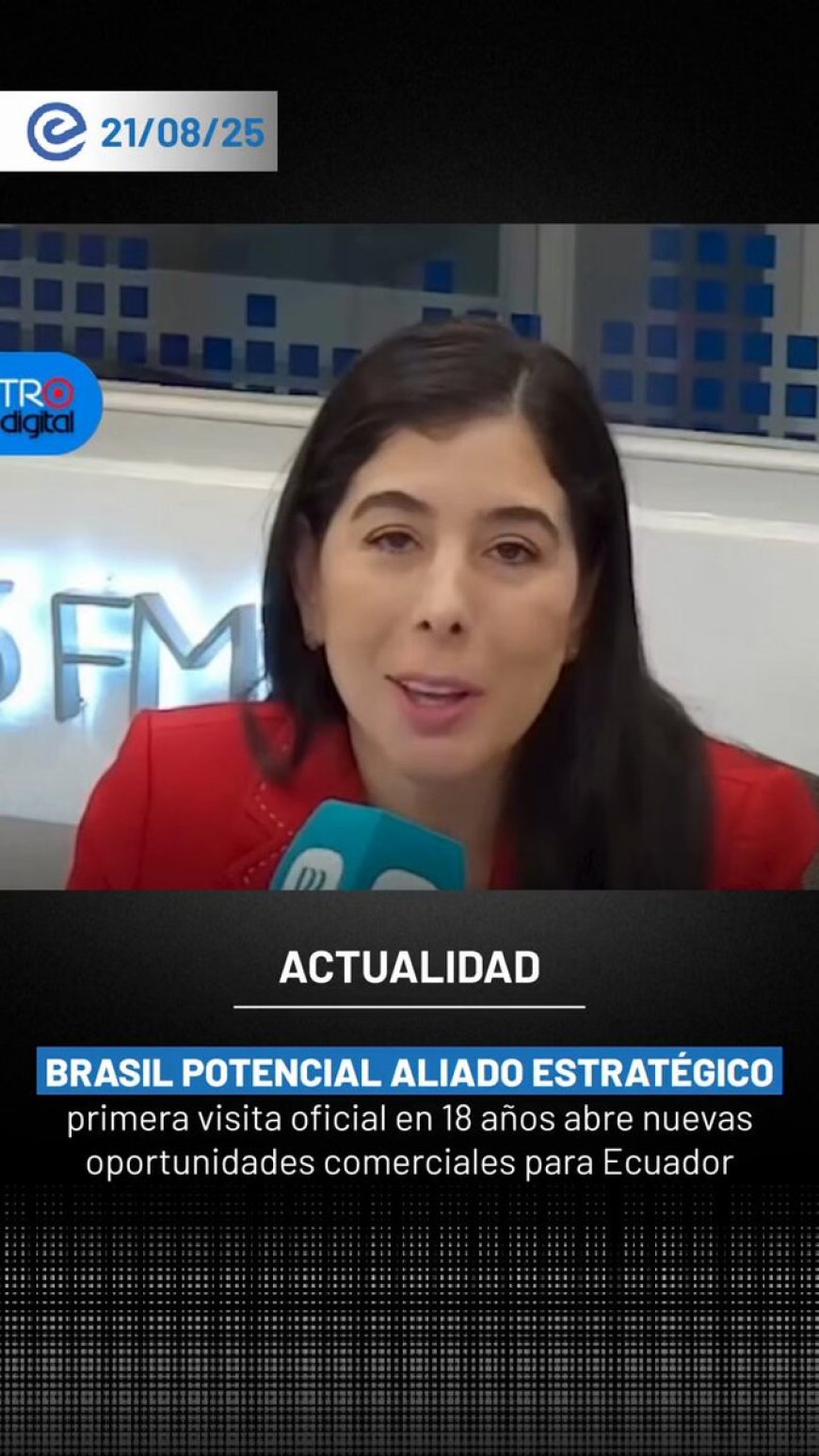 Brasil recibe a Daniel Noboa tras 18 años: Impulso a la cooperación y exportaciones