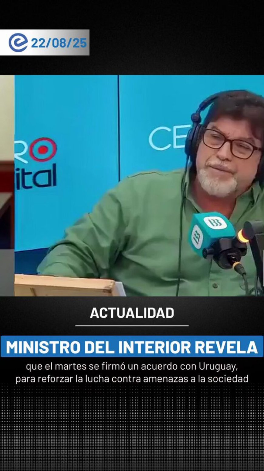 🔵 Ecuador y Uruguay sellan un acuerdo clave en la lucha contra el crimen organizado. El pacto busca frenar el reclutamiento de menores, el narcotráfico y la trata de personas.