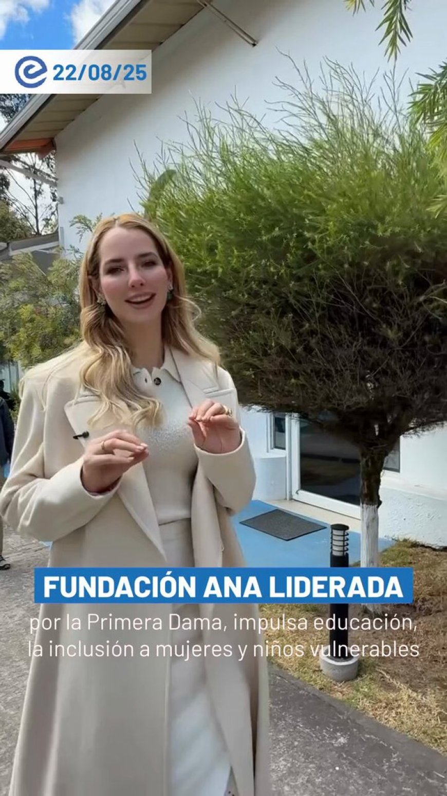 🔵 La Fundación ANA, presidida por la primera dama Lavinia Valbonesi, impulsa programas de educación, inclusión y bienestar en beneficio de mujeres y niños en situación de vulnerabilidad en el país.