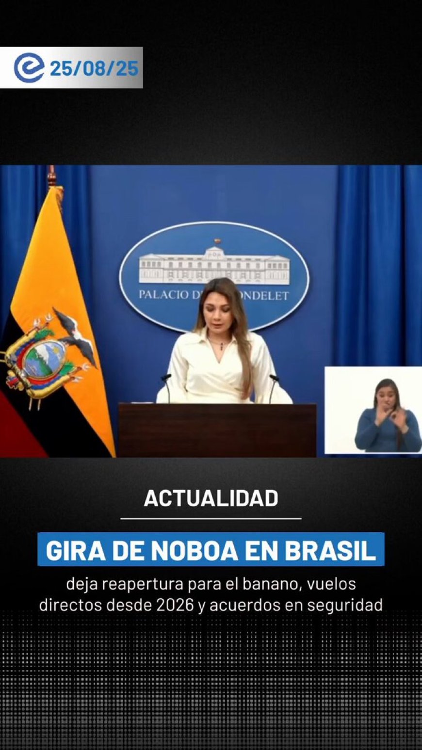Ecuador y Brasil fortalecen lazos: Reapertura de mercado bananero y conectividad aérea
