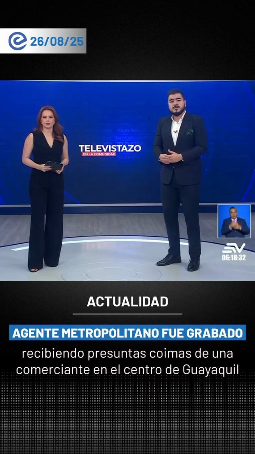 🔵 Un agente de control municipal fue grabado recibiendo una coima en el Sector de la Bahía. Usuarios en redes exigen respuestas, pero Segura EP aún no informa qué pasará con el funcionario.