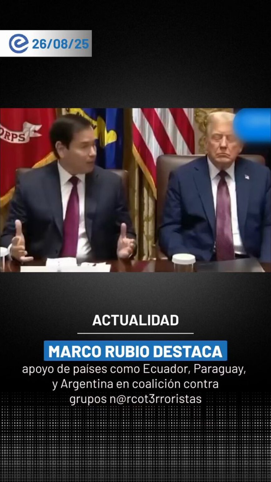 🔵 Alianza internacional contra el narcoterrorismo