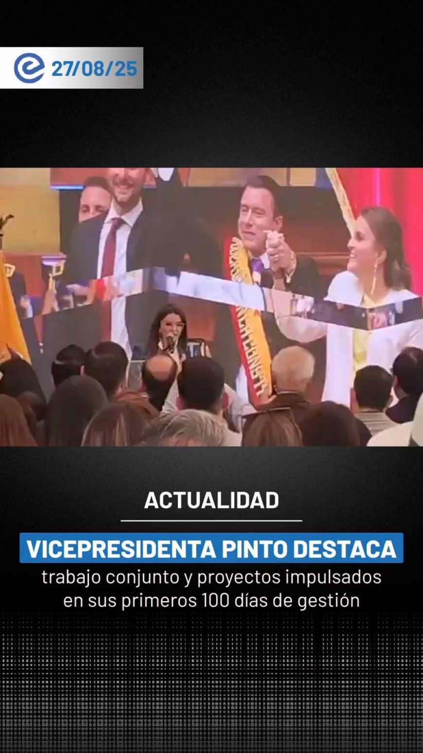 100 días de gestión | Vicepresidenta María José Pinto destaca trabajo en conjunto