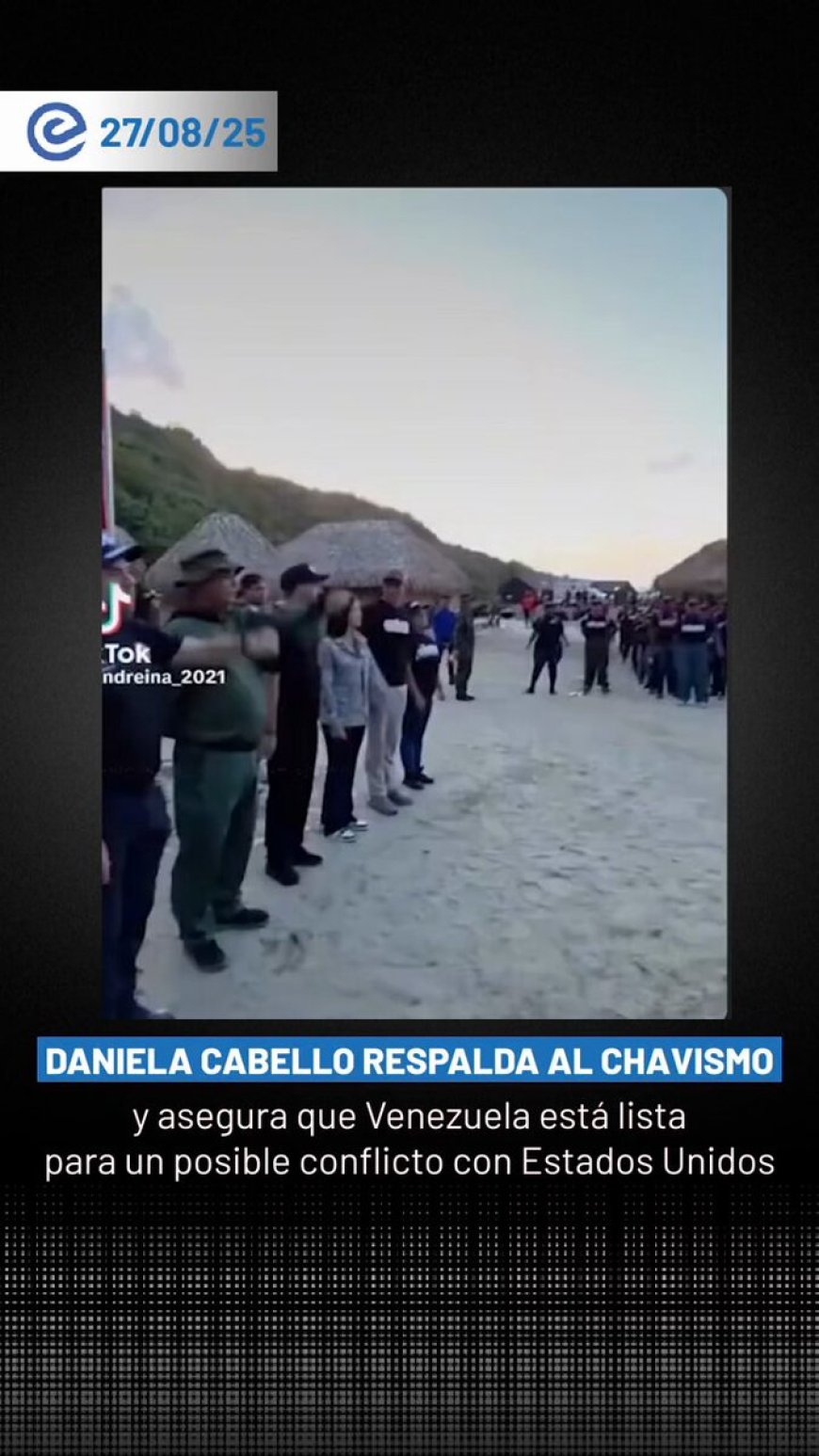 Impactantes declaraciones | Daniela Cabello asegura que Venezuela está lista para conflicto con EE.UU.