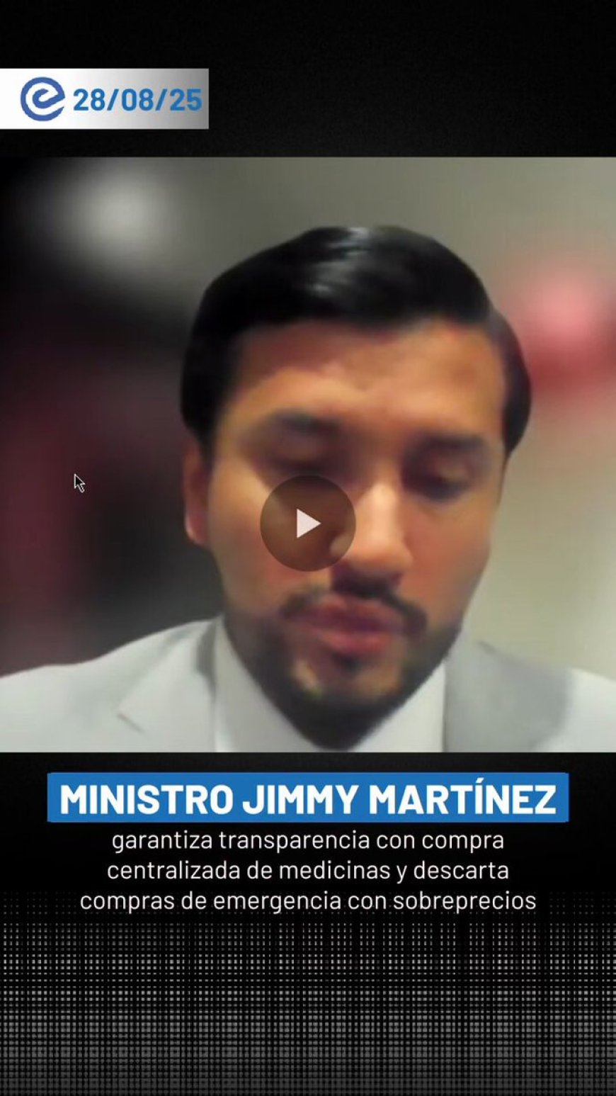 Transparencia en salud: Ministro Martínez evita compras de emergencia