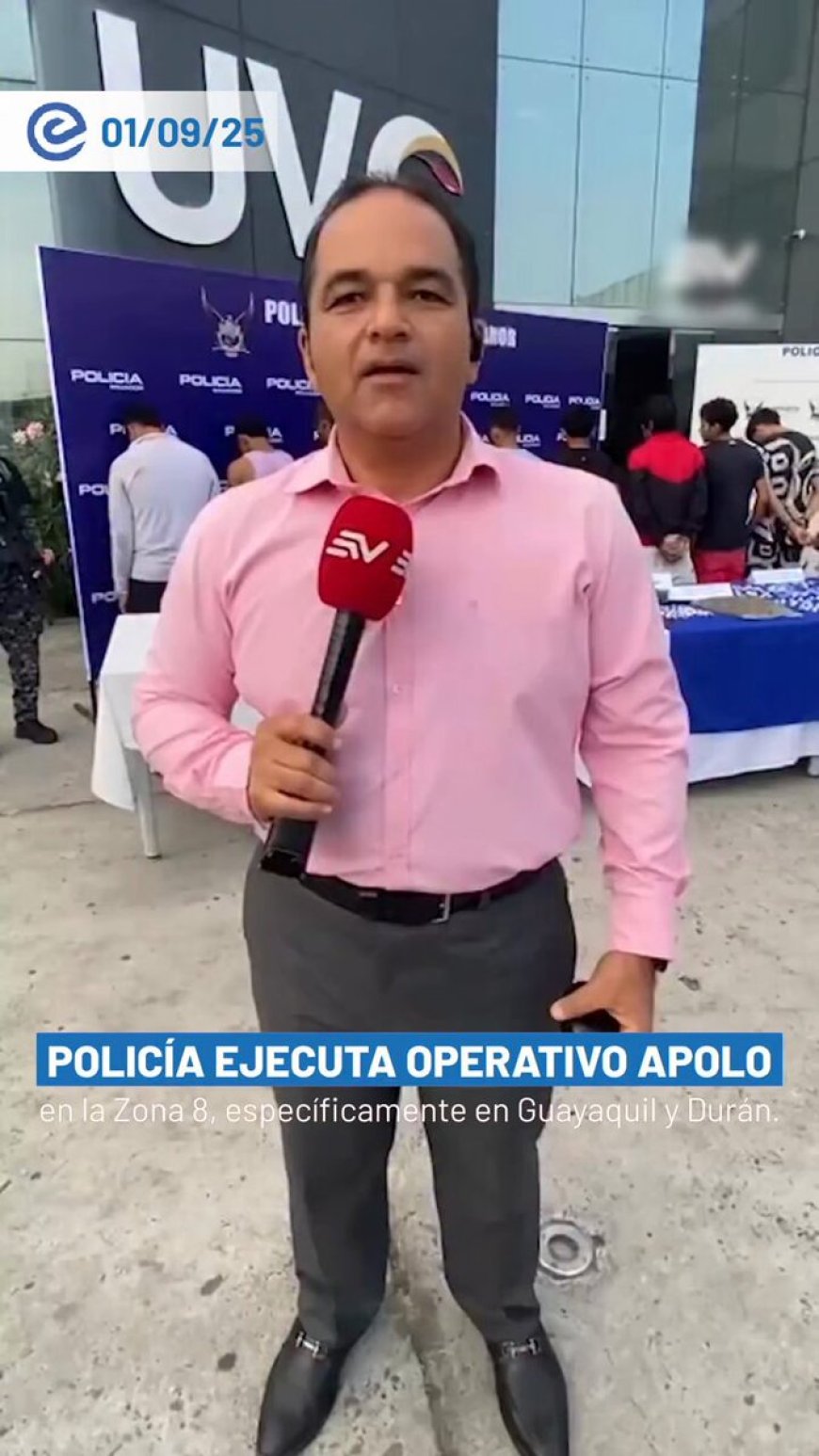 Policía Nacional ejecuta operativo Apolo en Guayaquil y Durán
