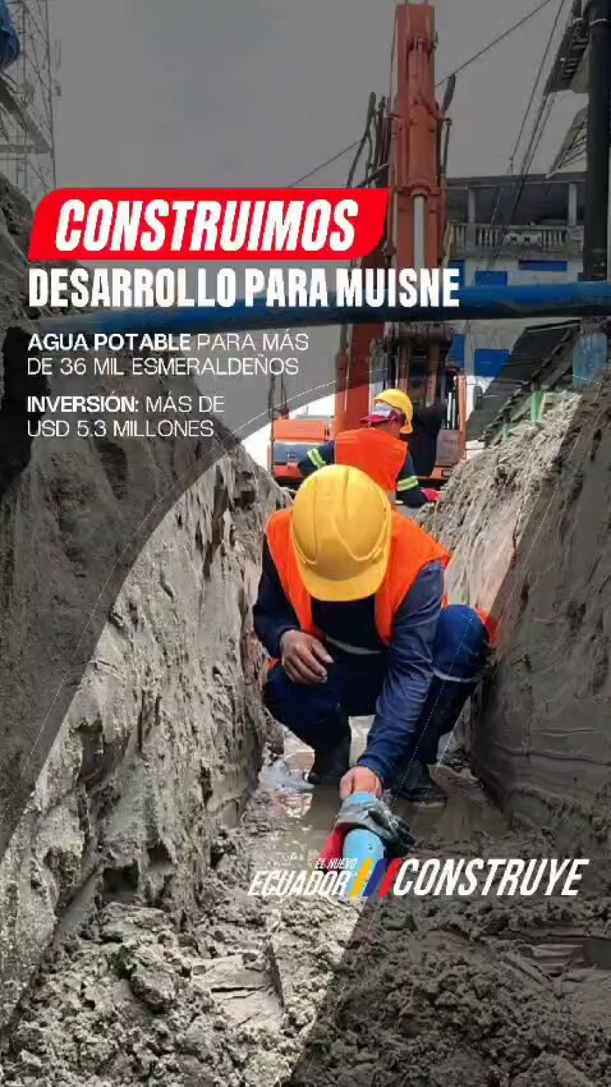 El Nuevo Ecuador: Sistema de agua potable para Muisne beneficia a 36 mil esmeraldeños