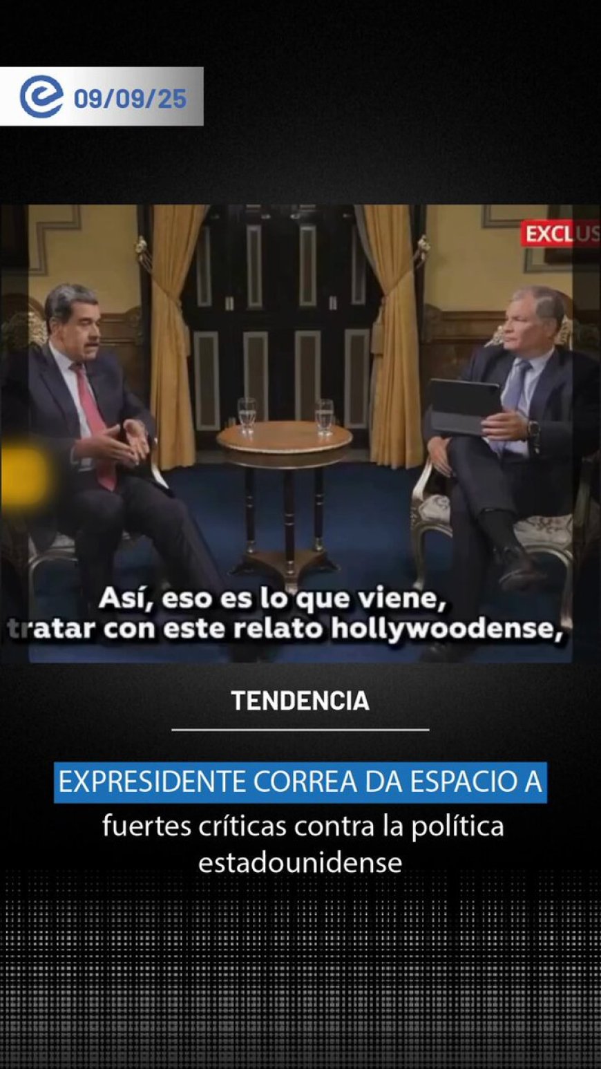 Nicolás Maduro acusa a EE.UU. de apuntar con misiles a Venezuela | Rafael Correa respalda la denuncia