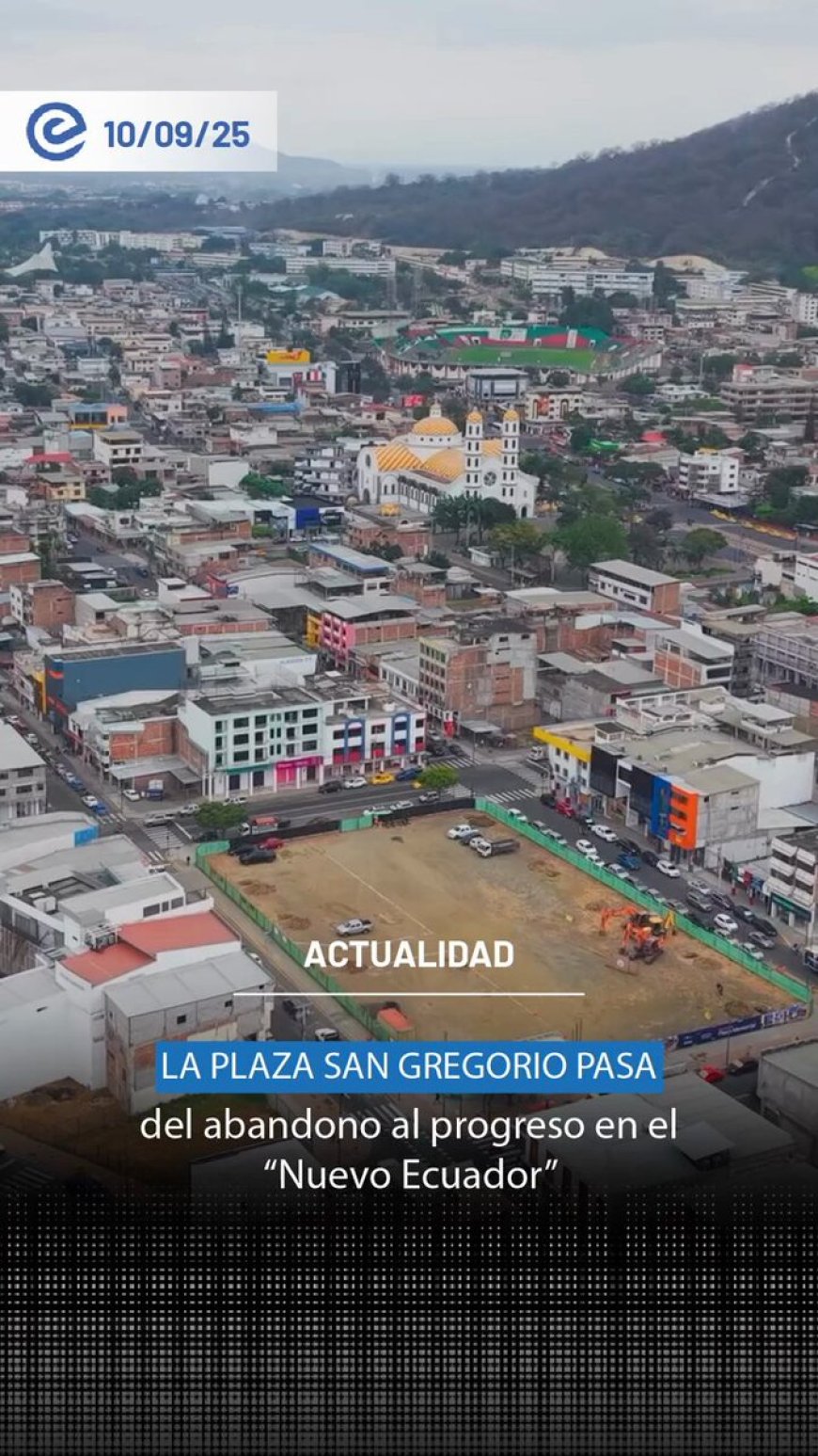 🔵 La Plaza San Gregorio vuelve a brillar en Portoviejo. Dejó atrás el abandono y hoy es un espacio de progreso y esperanza, gracias a la visión de un #NuevoEcuador que apuesta por resultados.