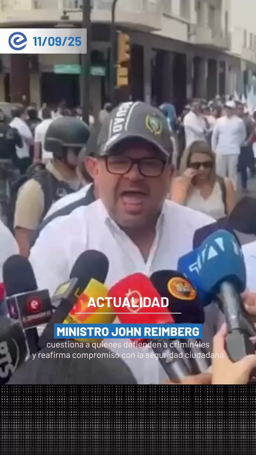 John Reimberg en Guayaquil: Críticas al Periodismo y Defensa de Civiles y Policías