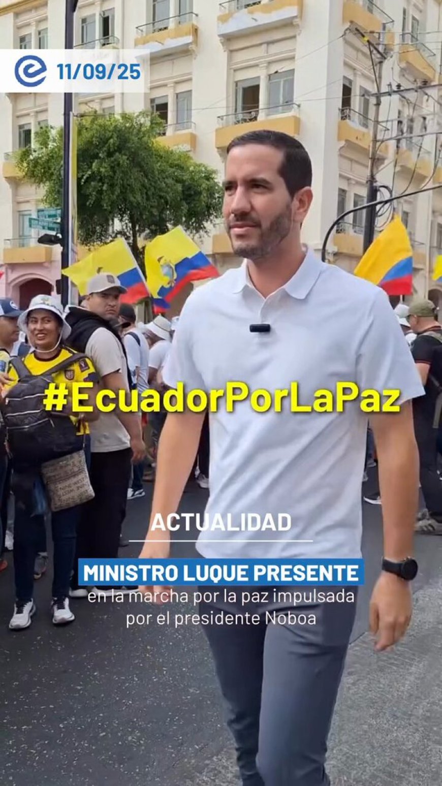 Con el pueblo y por la paz