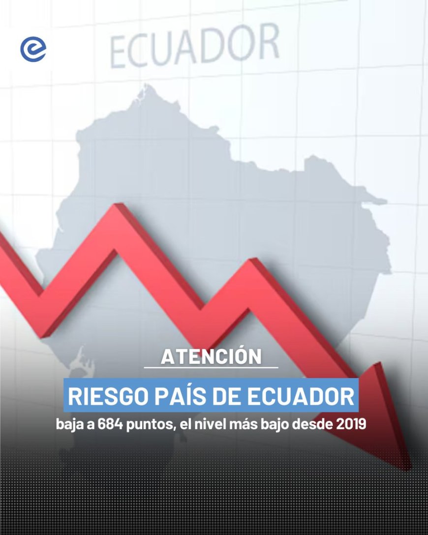 Riesgo país de Ecuador alcanza su nivel más bajo desde 2019 | Confianza en la economía