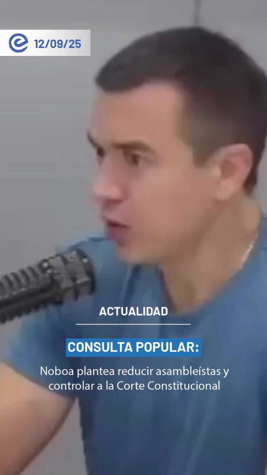 Noboa en Radio Suprema: Respaldo popular a la consulta