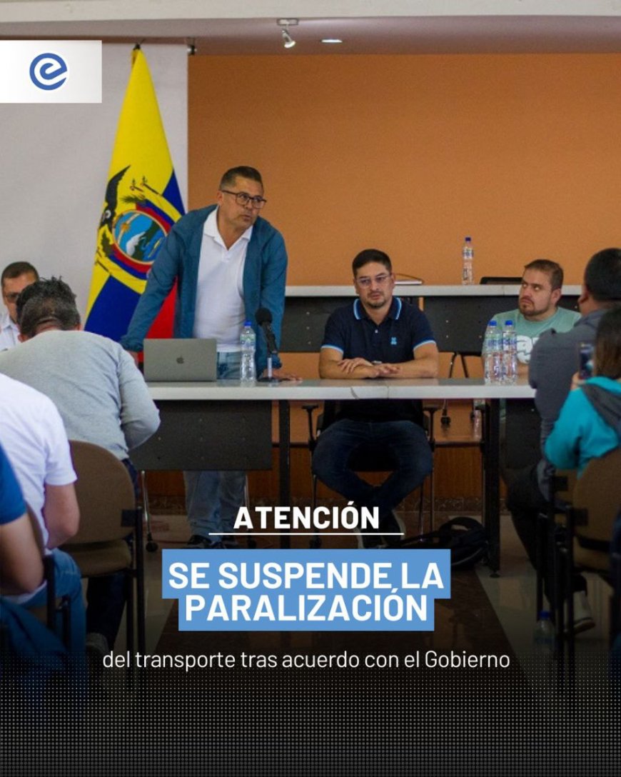 Transporte público en Quito y Pichincha suspende paro tras acuerdo con ANT