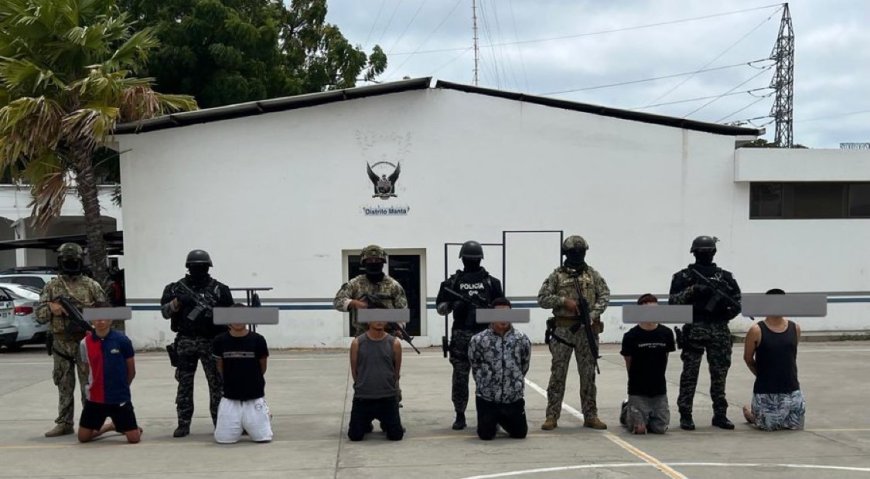 Detienen a presuntos miembros de Los Choneros por asesinato de futbolistas en Jaramijó