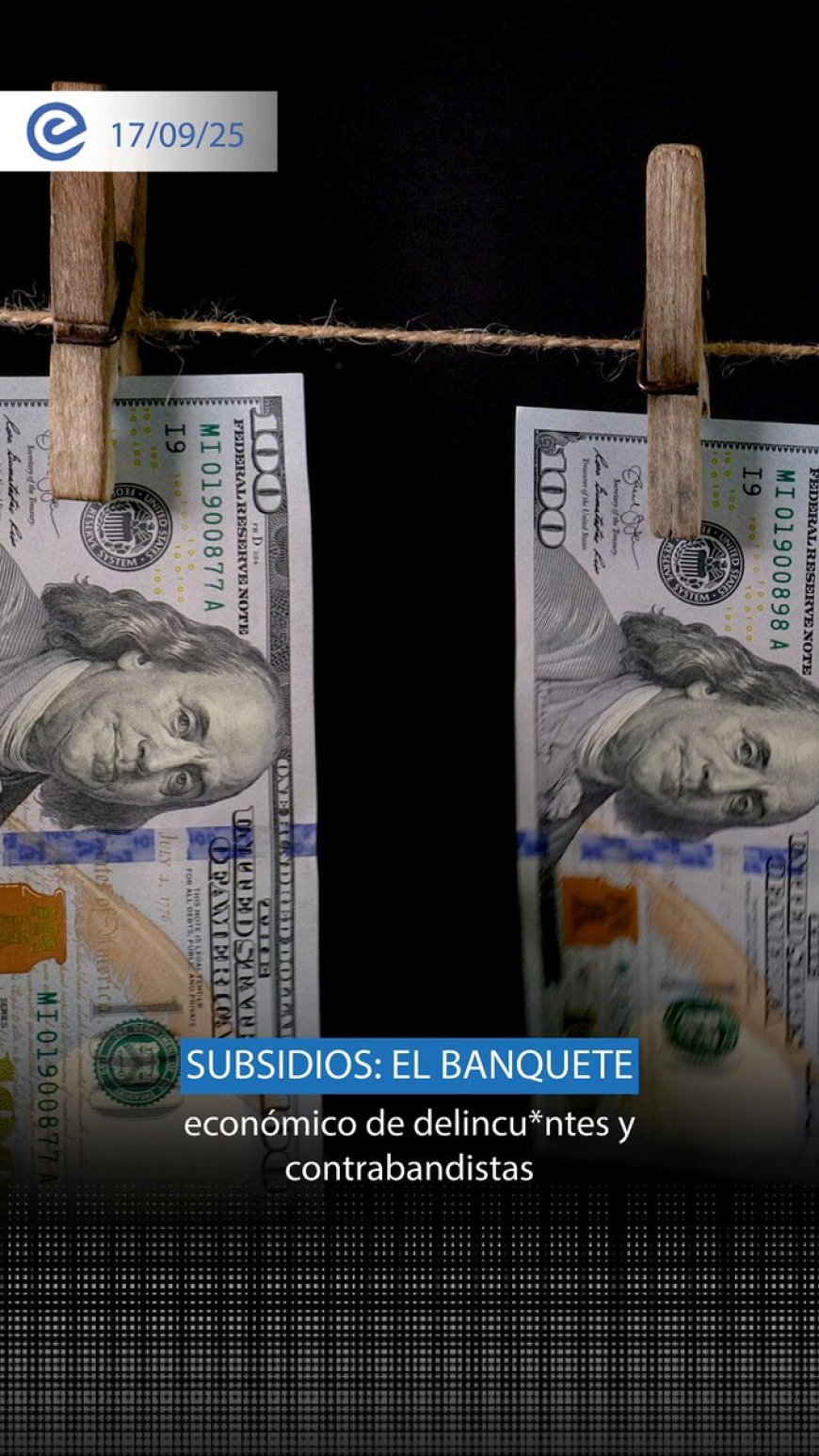 🔵 Los subsidios a los combustibles, en lugar de beneficiar a la población, han favorecido a delincuentes. Cada año se pierden más de 114 millones de galones de gasolina en las fronteras.
