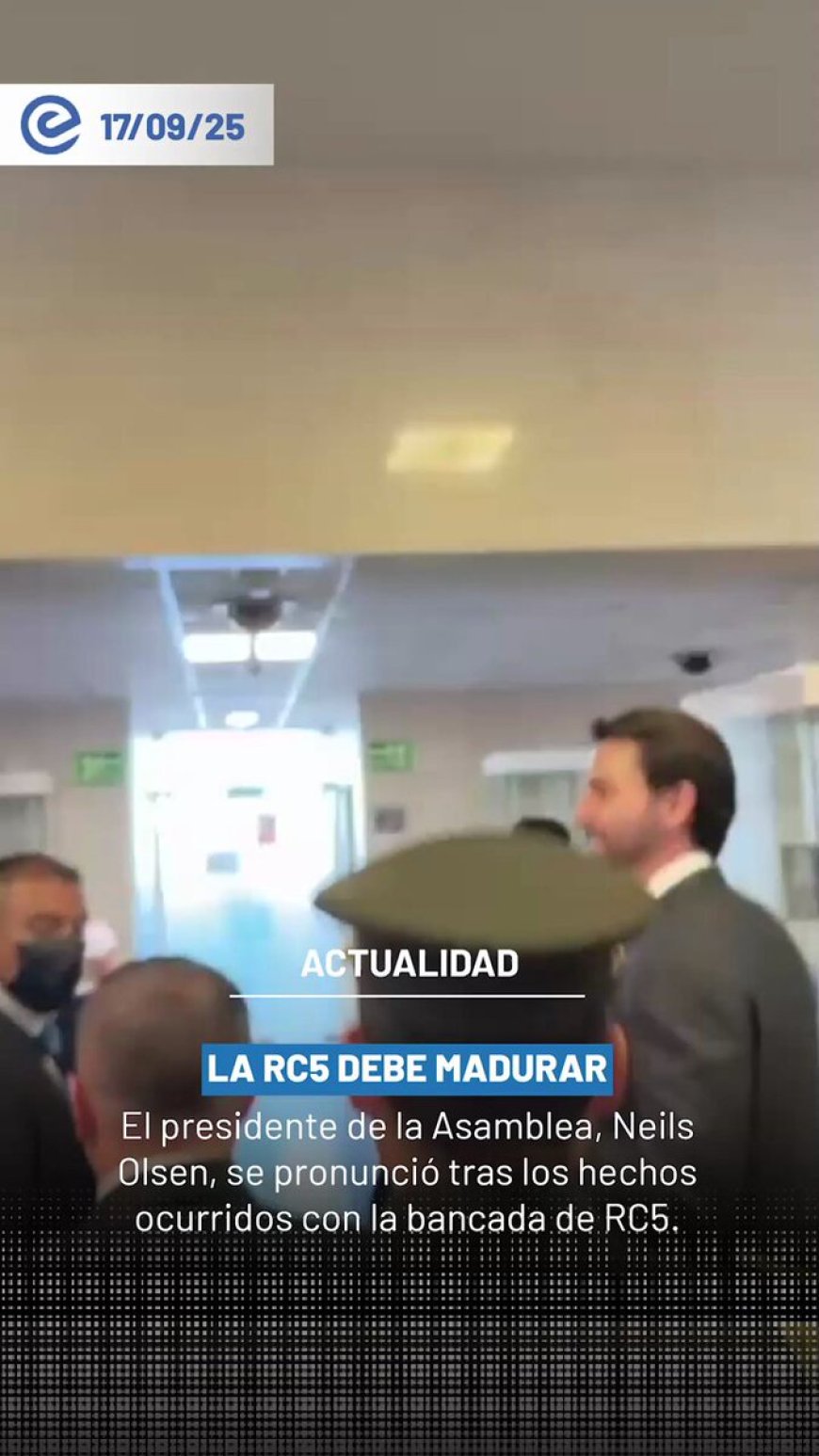Niels Olsen critica incidentes de la RC5 en la Asamblea Nacional