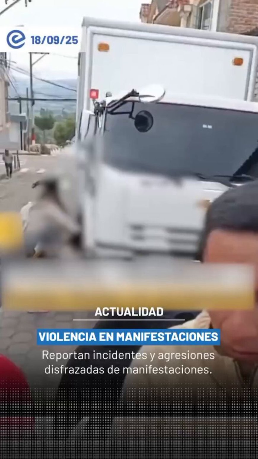 Agresiones en protestas en Ecuador: Denuncia de Jorge Navarrete