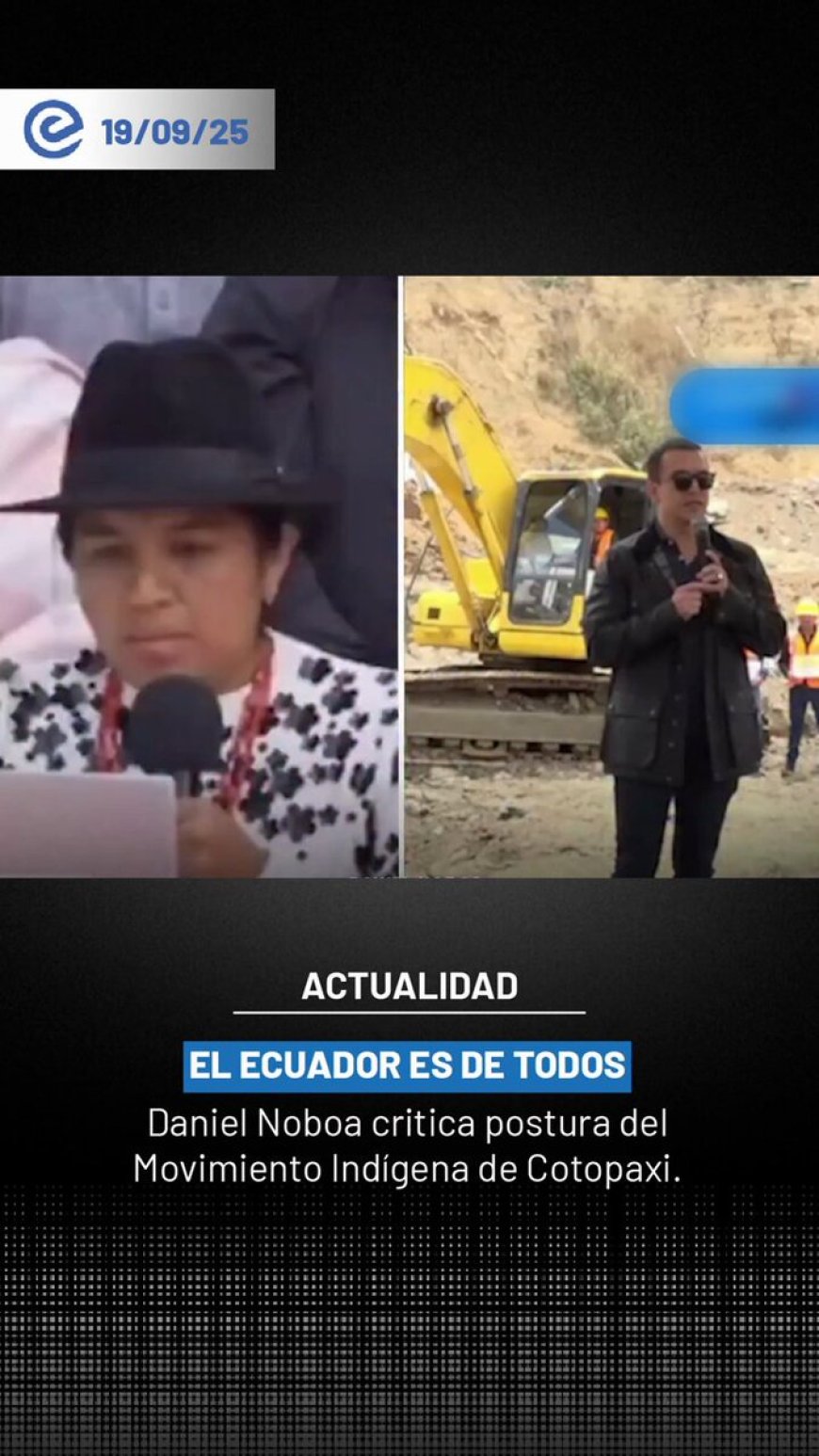 Daniel Noboa responde tras ser declarado persona non grata por eliminación de subsidio al diésel