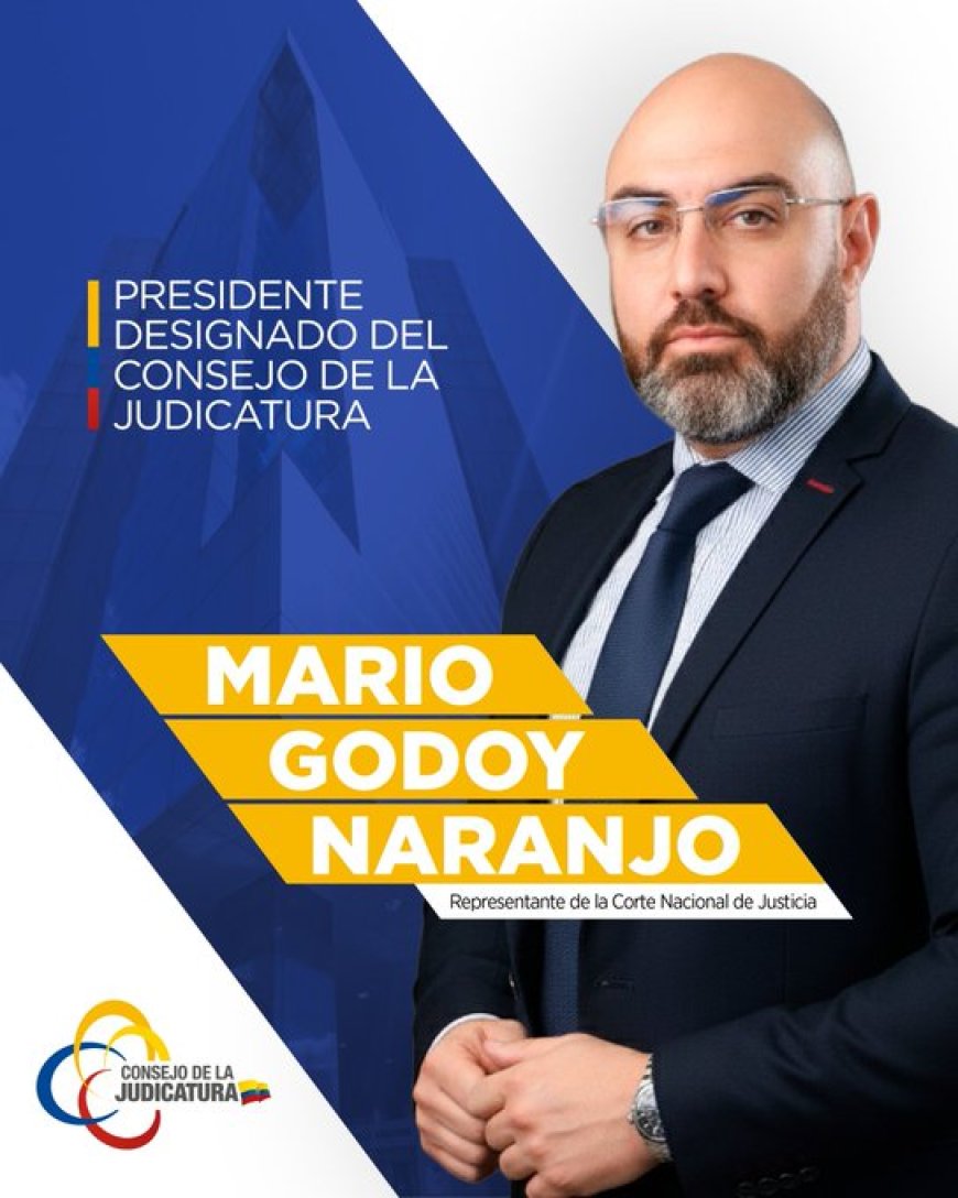 Mario Godoy Ratificado como Presidente del Consejo de la Judicatura hasta 2031
