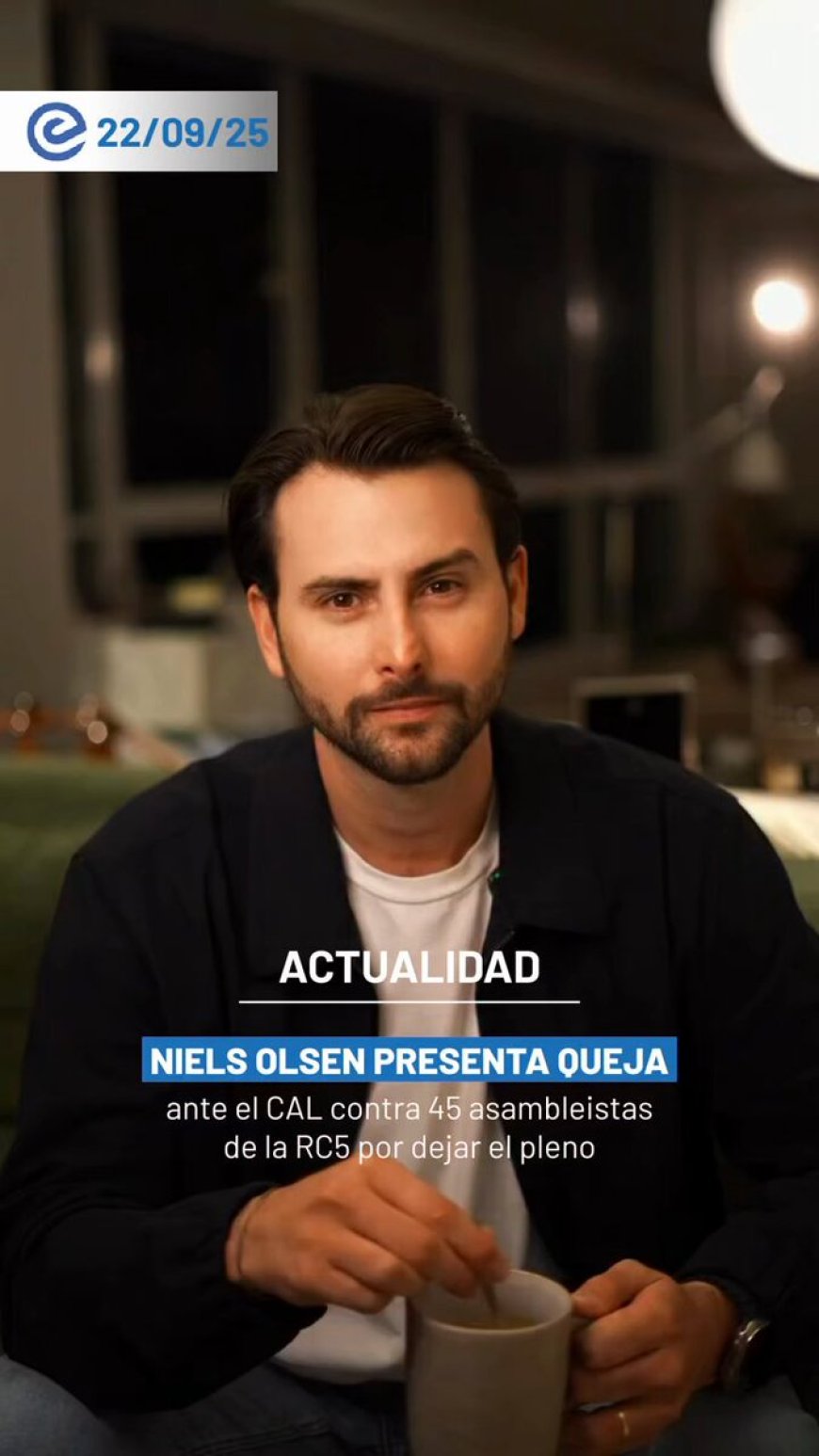 Niels Olsen denuncia a asambleístas de la Revolución Ciudadana por abandono de sesión