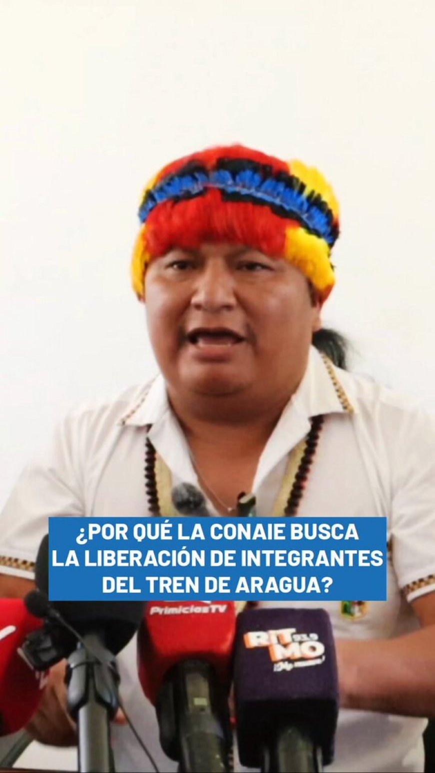 CONAIE exige liberación de detenidos en protestas: ¿Miembros del Tren de Aragua involucrados?