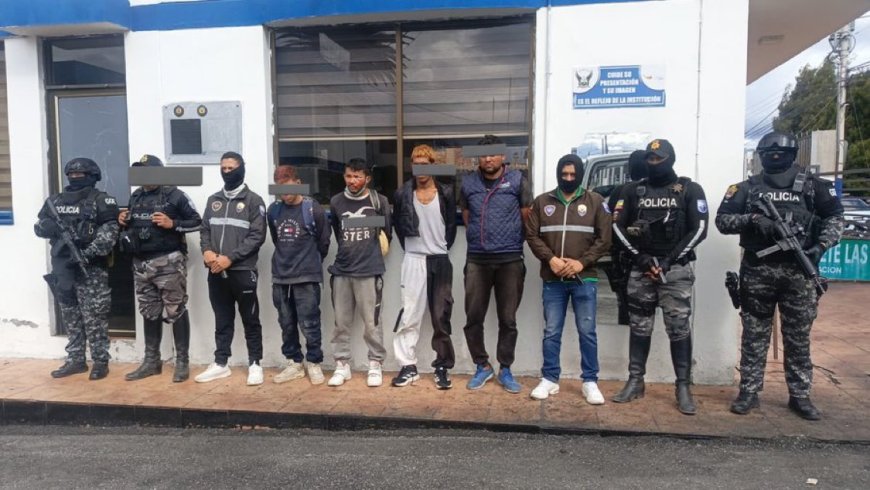Capturan a 4 venezolanos con camión de gas robado en Riobamba