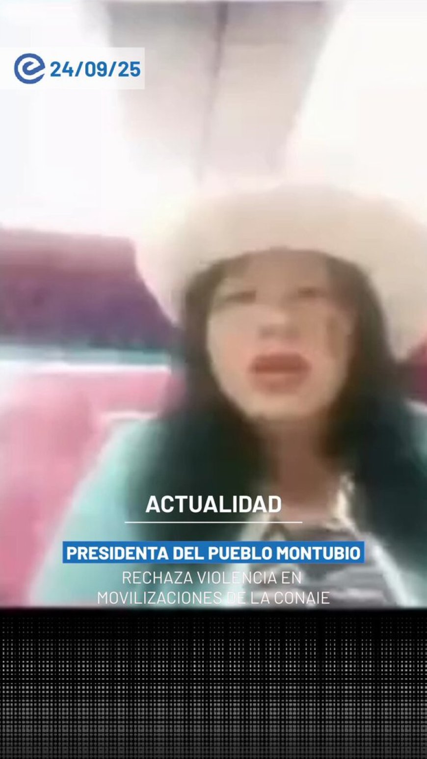 Gabriela García Ureta rechaza violencia en protestas de la CONAIE | Críticas a falta de propuestas reales