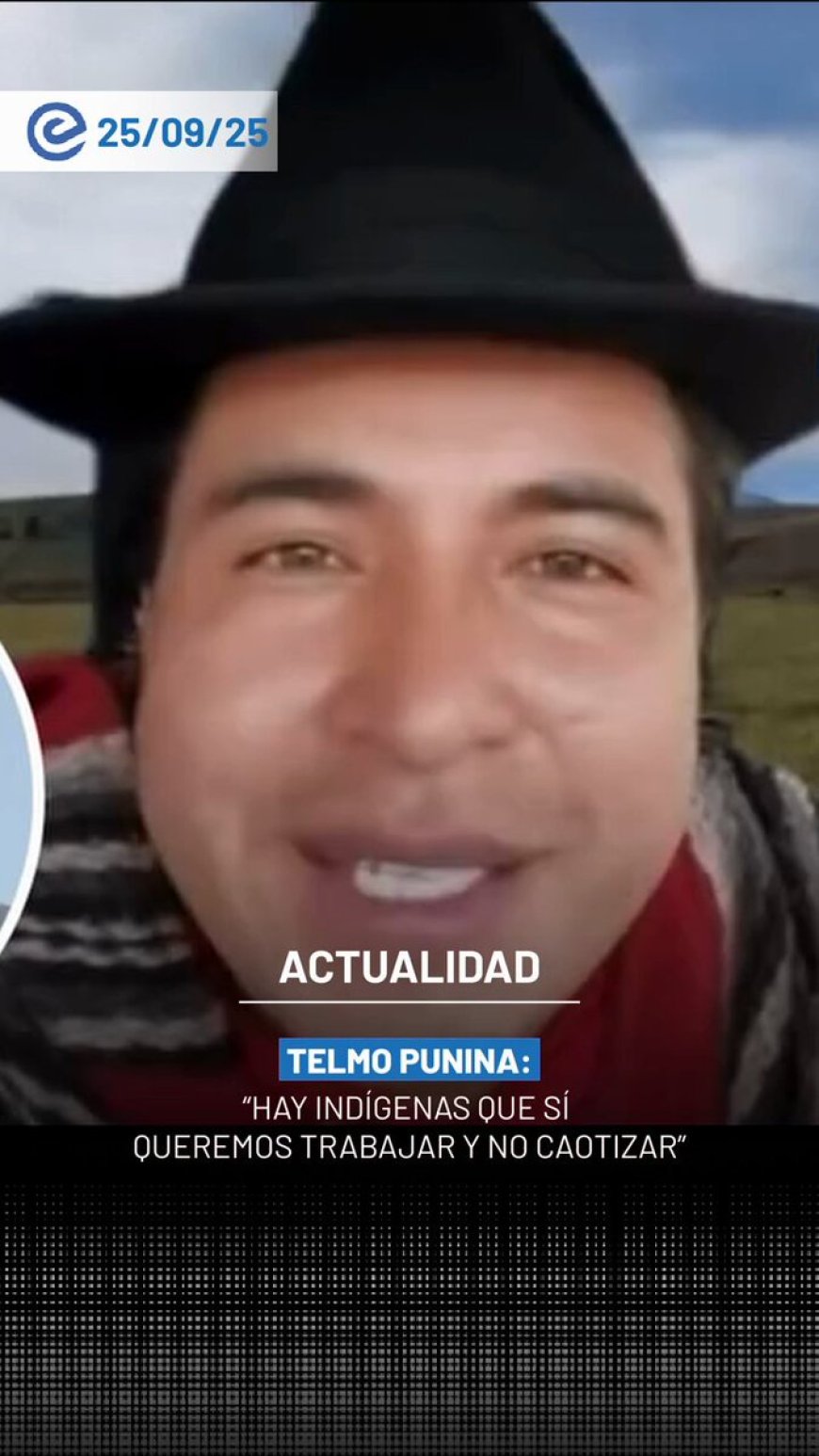 Telmo Punina: Exlíder indígena de Tungurahua denuncia amenazas por no unirse a protestas