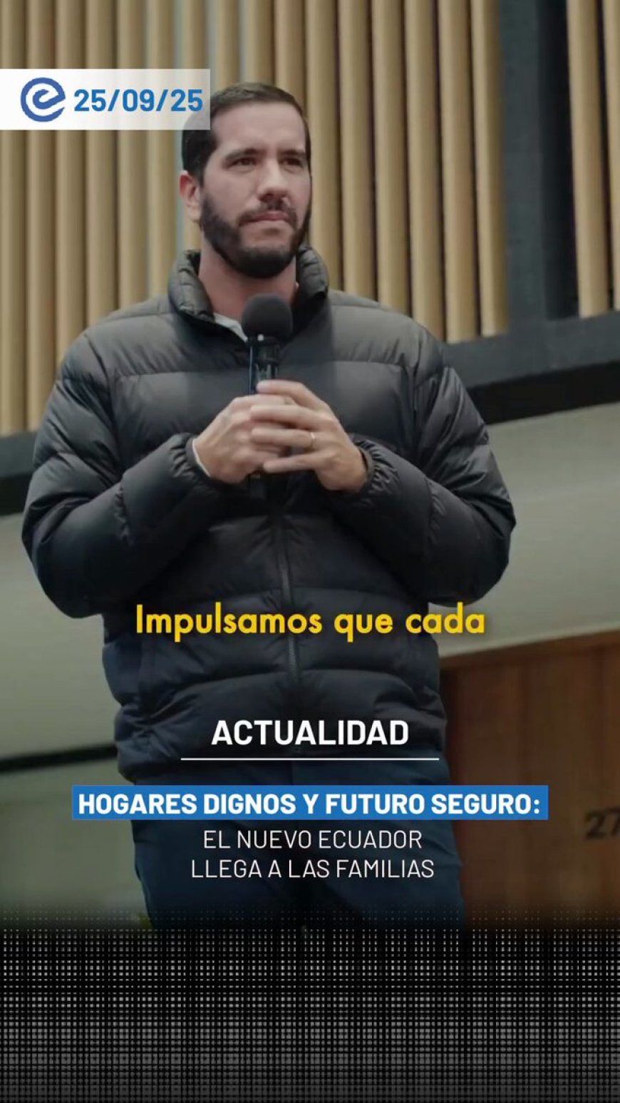 Gobierno entrega viviendas y títulos de propiedad en Tungurahua | Impulso al programa Tu Casa Miti Miti