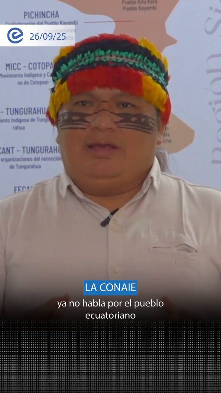 🔵 La CONAIE ya no habla por todos
